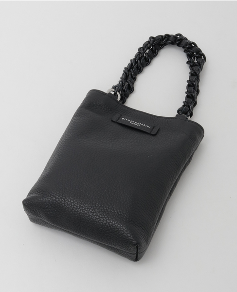 【GIANNI CHIARINI/ジャンニ キアリーニ】ショルダーバッグ（BS 9590 CAMILLA） 詳細画像 ブラック 4