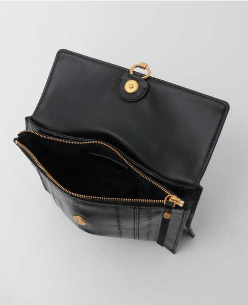 【GIANNI CHIARINI/ジャンニ キアリーニ】ショルダーバッグ（BS W-6012） 詳細画像 ブラック 8