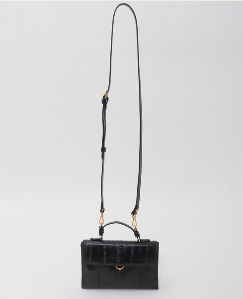 【GIANNI CHIARINI/ジャンニ キアリーニ】ショルダーバッグ（BS W-6012） 詳細画像 ブラック 9
