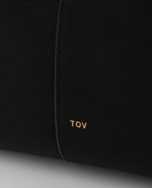 【TOV/トーヴ】RIEN OBLONG MINI SUEDE 詳細画像 ブラック 5