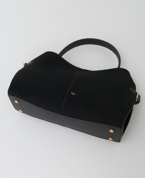 【TOV/トーヴ】RIEN OBLONG MINI SUEDE 詳細画像 ブラック 6