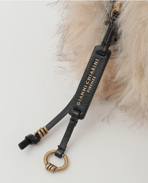 【GIANNI CHIARINI/ジャンニ キアリーニ】ファーバッグ 詳細画像 アイボリー 6