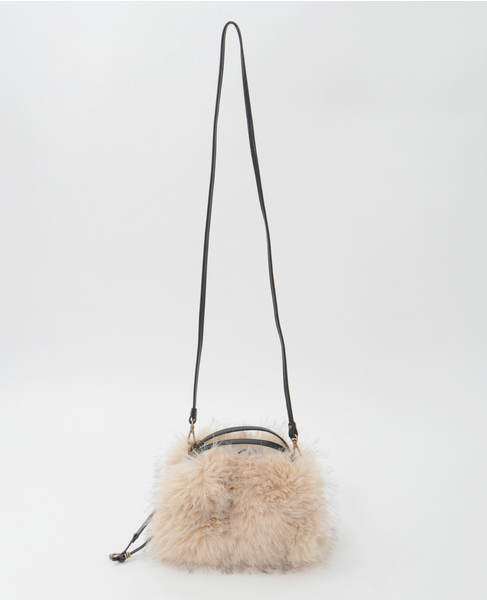 【GIANNI CHIARINI/ジャンニ キアリーニ】ファーバッグ 詳細画像 アイボリー 9