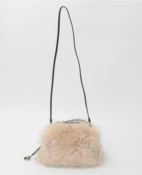 【GIANNI CHIARINI/ジャンニ キアリーニ】ファーバッグ 詳細画像 アイボリー 9