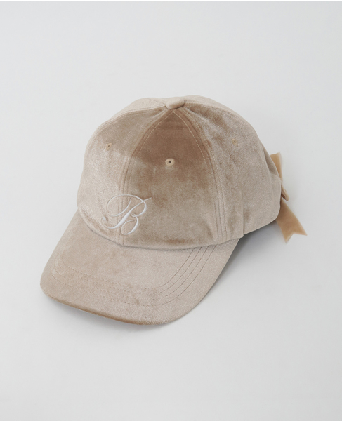 【Bilitis dix-sept ans/ビリティス・ディセッタン】Bilitis Velour Cap 詳細画像 ベージュ 1