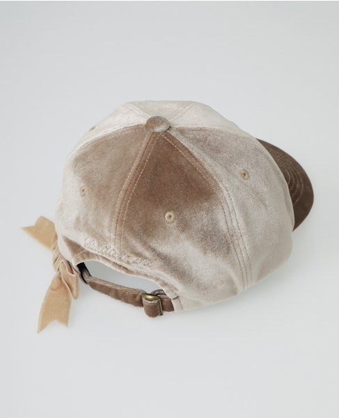 【Bilitis dix-sept ans/ビリティス・ディセッタン】Bilitis Velour Cap 詳細画像 ベージュ 3