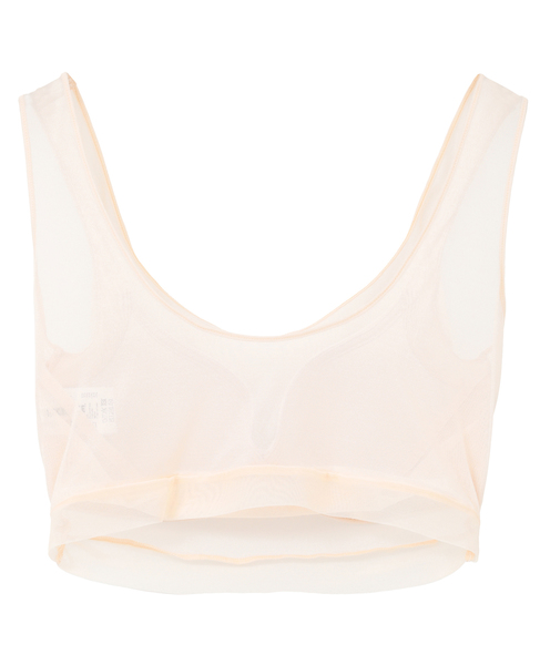 【NICENICE MOMENT/ナイスナイスモーメント】MESH BRA TANK 詳細画像 ベージュ 2