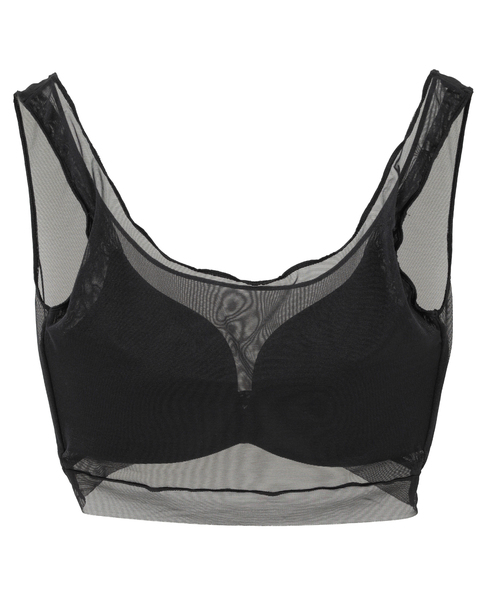 【NICENICE MOMENT/ナイスナイスモーメント】MESH BRA TANK 詳細画像 ブラック 1