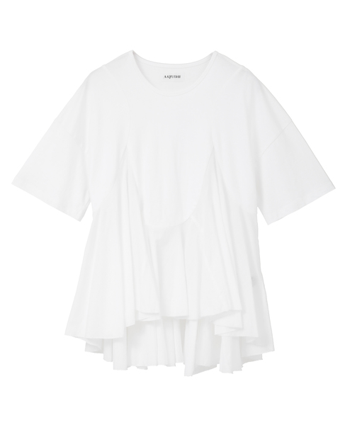 【AAYUSHI/アユーシ】フリルブラウス（SFN0715） 詳細画像 ホワイト 1