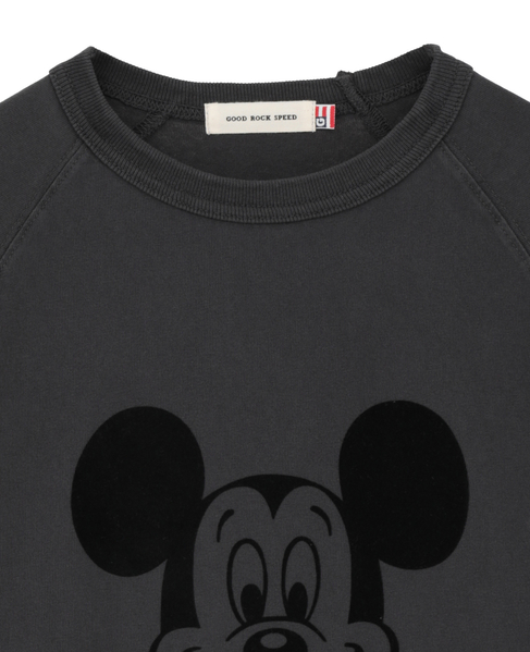 【GOOD ROCK SPEED/グッドロックスピード】スウェット地 Tシャツ(26FDS205W) 詳細画像 チャコールグレー 3
