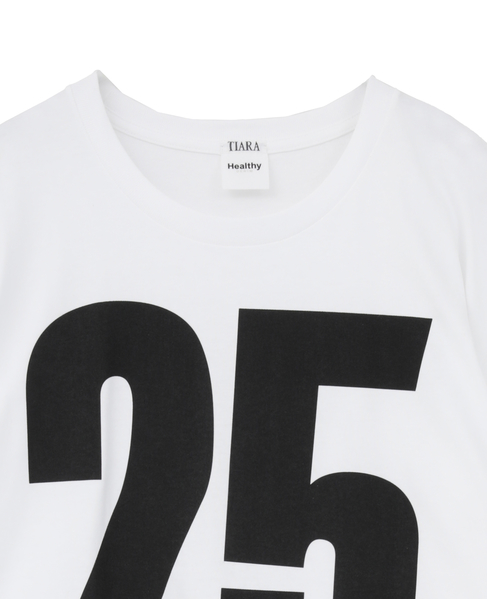 《別注》【HEALTHY DENIM/ヘルシーデニム】25THプリントボクシーTシャツ 詳細画像 ホワイト 9
