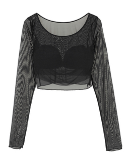 【NICENICE MOMENT/ナイスナイスモーメント】MESH LAYERD SHELL