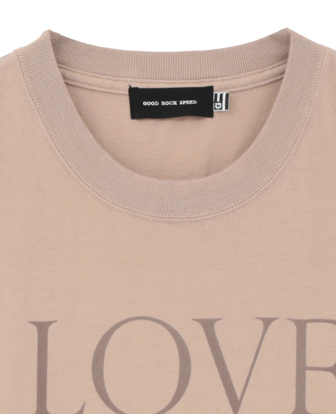 【GOOD ROCK SPEED/グッドロックスピード】ロゴTシャツ（26BTL204W） 詳細画像 ベージュ 3