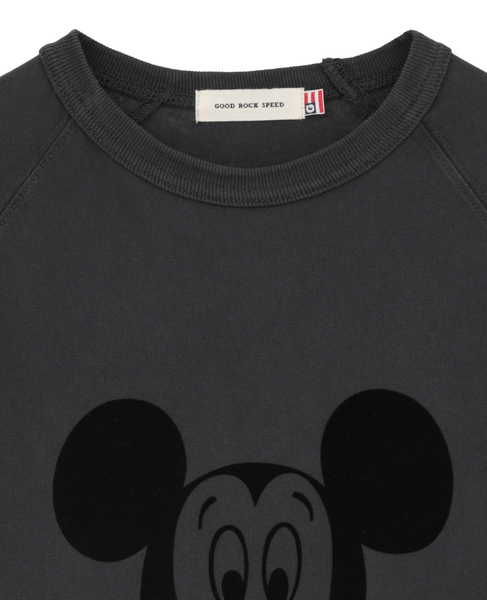 【GOOD ROCK SPEED/グッドロックスピード】ミッキーTシャツ（26FDS205W） 詳細画像 チャコールグレー 3