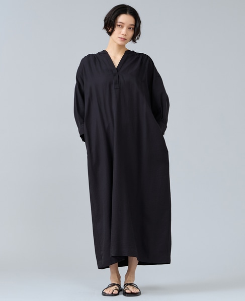 バックギャザーワンピース 詳細画像 ブラック 2