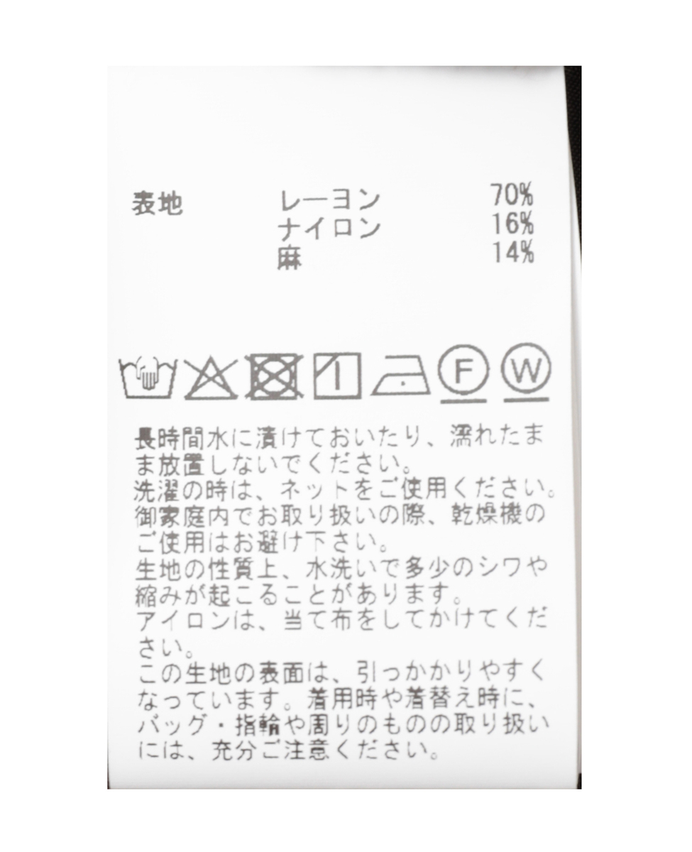 袖フリルワンピース 詳細画像 ブラック 20