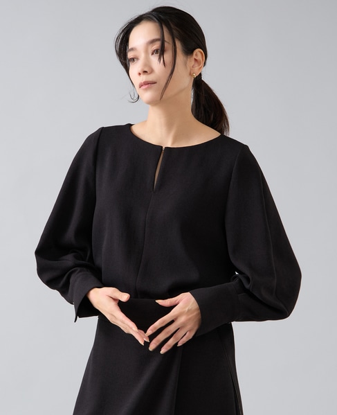 ボリュームスリーブブラウス 詳細画像 ブラック 2