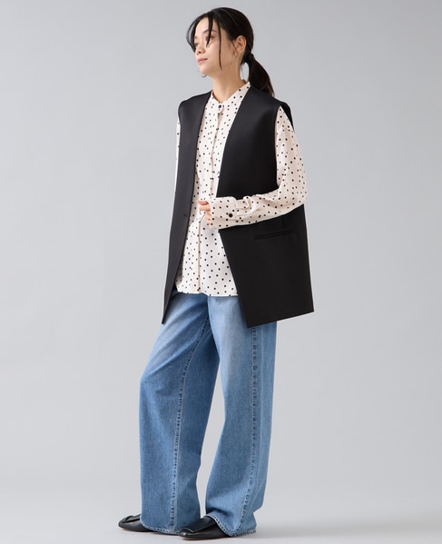 ボウタイブラウス 詳細画像 ホワイト 6