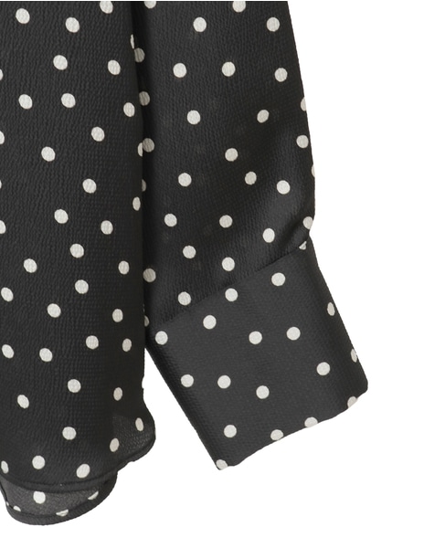 ボウタイブラウス 詳細画像 ブラック 12