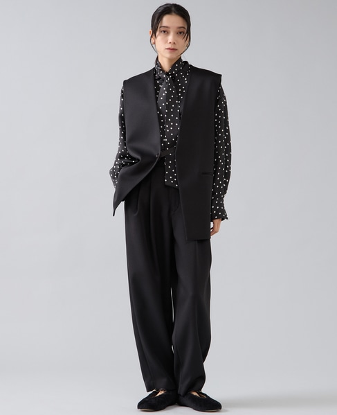 ボウタイブラウス 詳細画像 ブラック 5