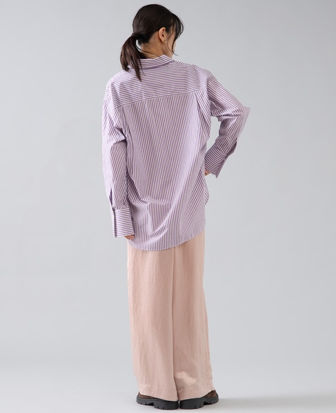 カシュクールシャツ 詳細画像 パープル 6