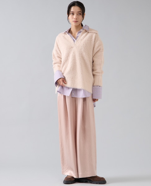 カシュクールシャツ 詳細画像 パープル 7