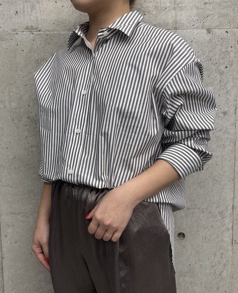 カシュクールシャツ 詳細画像 ブラウン 1