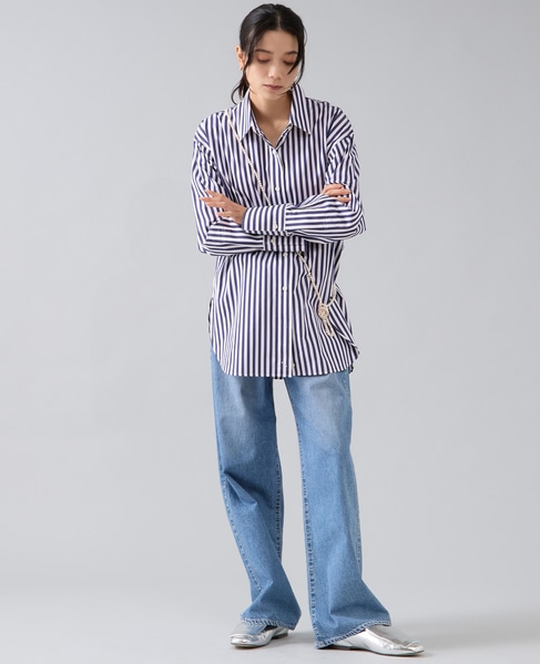 カシュクールシャツ 詳細画像 ブルー 5