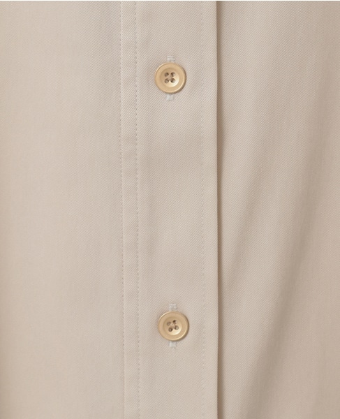 バンドカラーロングシャツ 詳細画像 ライトベージュ 13