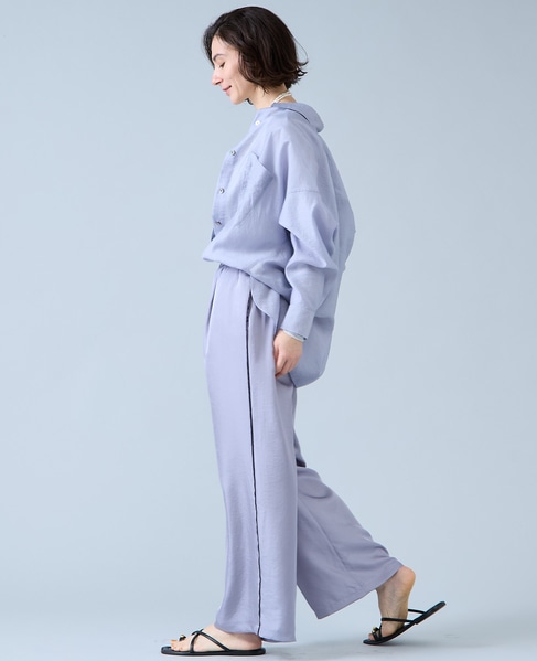 シアーオーバーシャツ 詳細画像 サックス 7