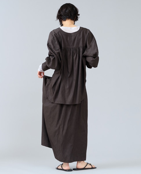 Vカラーブラウス 詳細画像 スミクロ 8