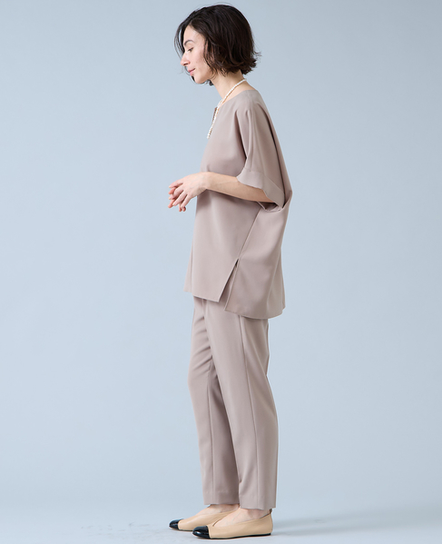 キーネックブラウス 詳細画像 モカ 5