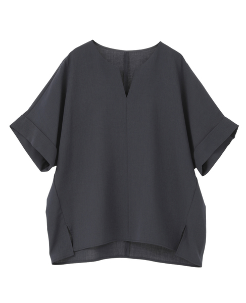 キーネックブラウス 詳細画像 ネイビー 5