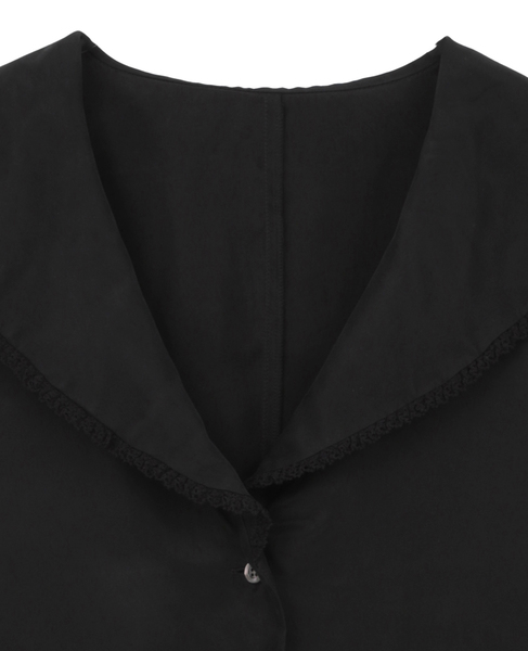 セーラーカラーブラウス 詳細画像 ブラック 15