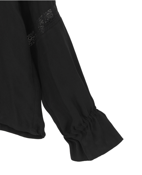 セーラーカラーブラウス 詳細画像 ブラック 16