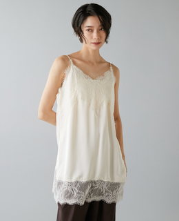 レーストリムキャミソール