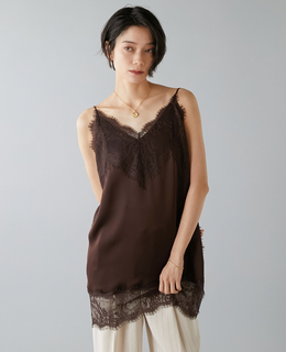 レーストリムキャミソール