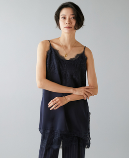 レーストリムキャミソール