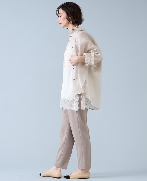 レーストリムキャミソール 詳細画像 アイボリー 5