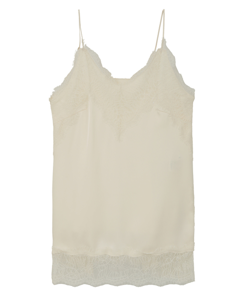 レーストリムキャミソール 詳細画像 アイボリー 6