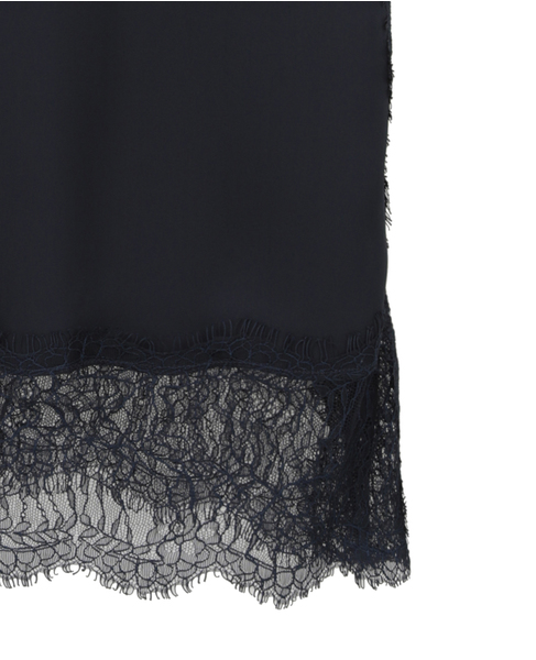 レーストリムキャミソール 詳細画像 ネイビー 10