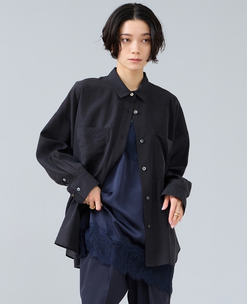 レーストリムキャミソール 詳細画像 ネイビー 2