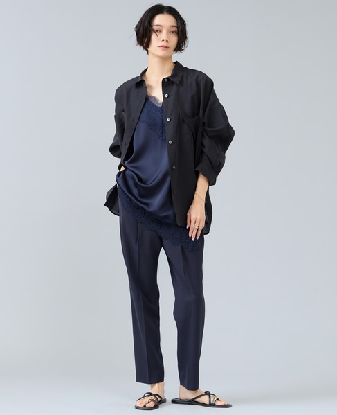 レーストリムキャミソール 詳細画像 ネイビー 4