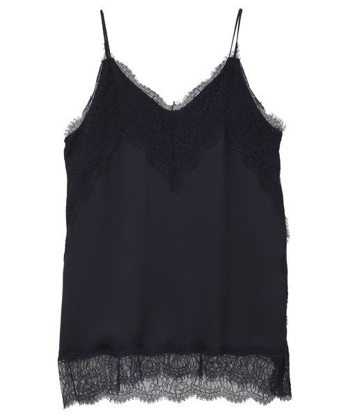 レーストリムキャミソール 詳細画像 ネイビー 6