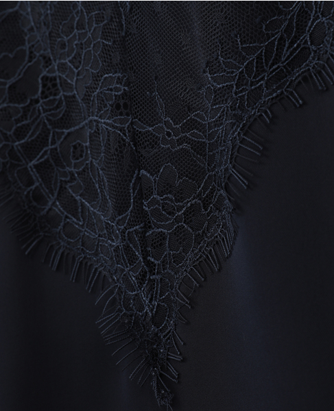 レーストリムキャミソール 詳細画像 ネイビー2 8