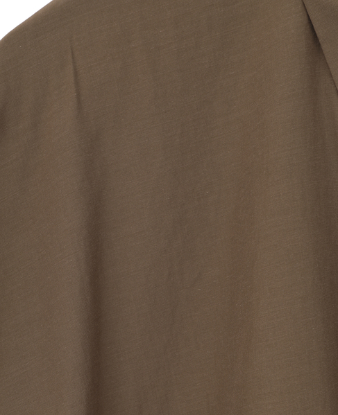 オーガニックコットンワイドシャツ 詳細画像 ブラウン 15