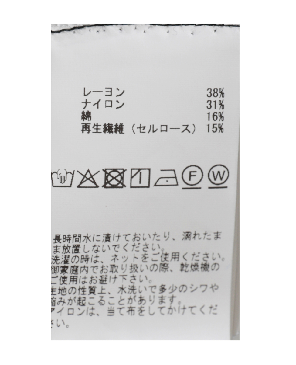 コードレース開襟シャツ 詳細画像 ブラック 15