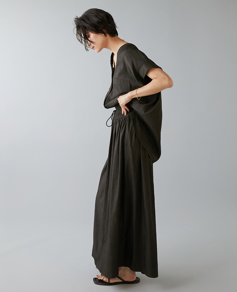 フレンチスリーブギャザーブラウス 詳細画像 スミクロ 7