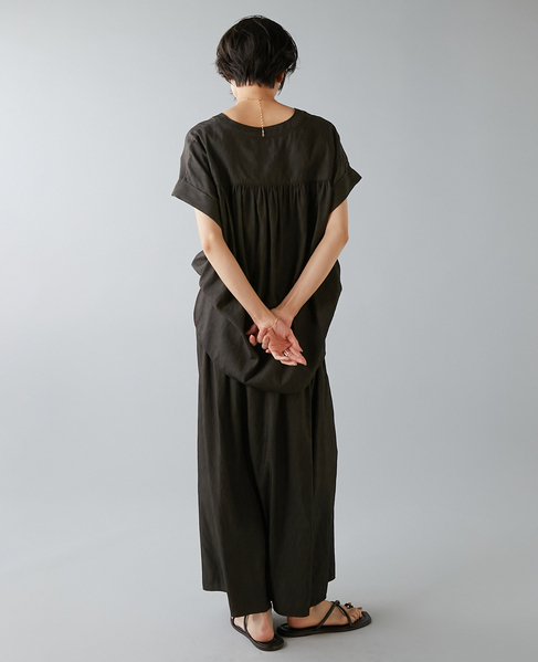 フレンチスリーブギャザーブラウス 詳細画像 スミクロ 8