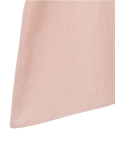【定番】リネンギャザースリーブブラウス 詳細画像 ライトピンク 9